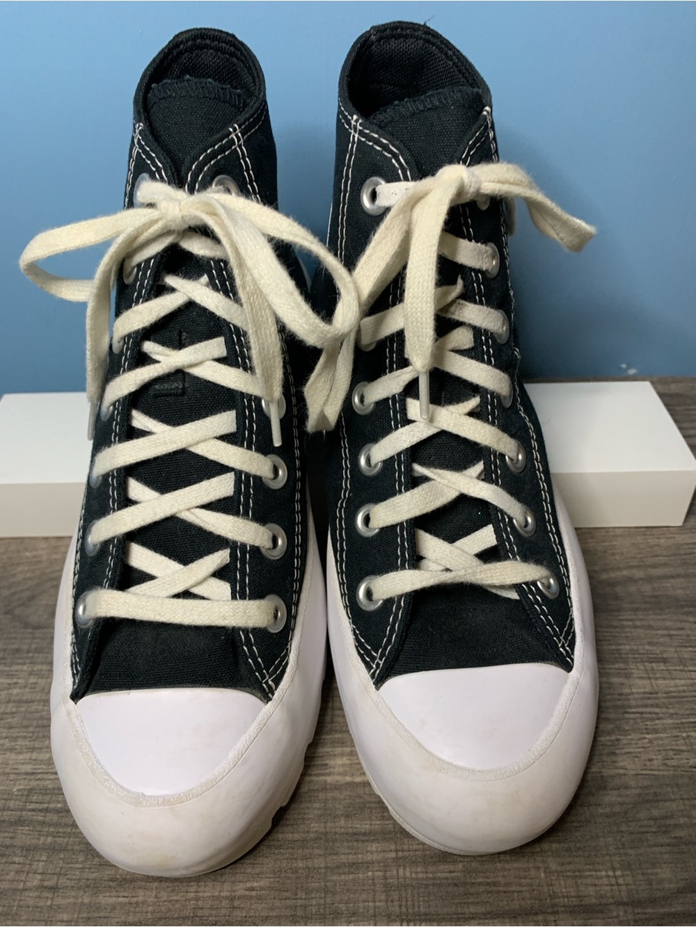 Converse All Star Black Lugged High Trainers